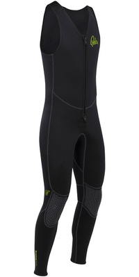 2026 Palm Quantum 3mm Neoprene Reißverschluss Vorne Long John Neoprenanzug 12235 - Black