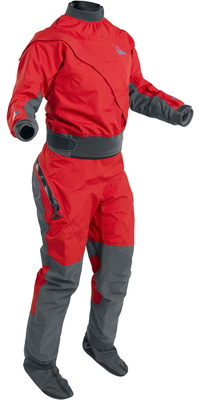 2025 Palm Womens Cascade Front Zip Kayak Drysuit 12369 - Flame Red
