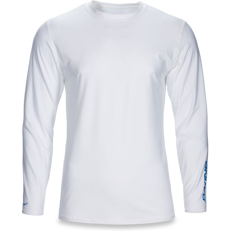 2018 Dakine Heavy Duty Loose Fit Langarm Surf Shirt Weiß 10001653