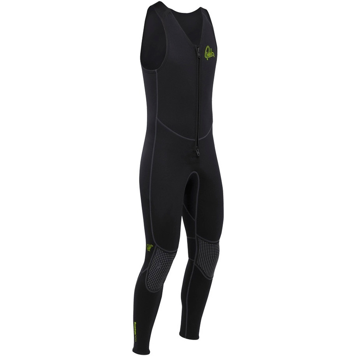 2026 Palm Quantum 3mm Neoprene Reißverschluss Vorne Long John Neoprenanzug 12235 - Black