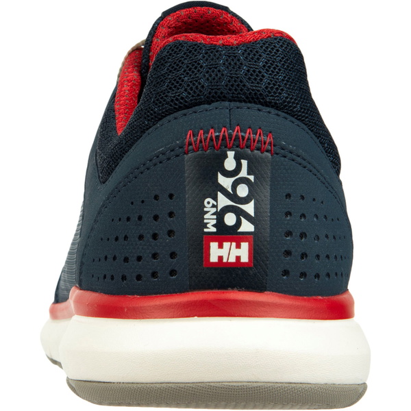 2026 Helly Hansen Männer Ahiga V4 Hydropower Segelschuhe 11582 - Navy / Flagge Rot