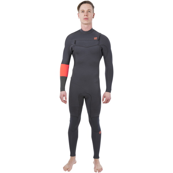 2015 Billabong Revolution Chest Zip 3 / 2mm Wetsuit in GRAPHITE Q43M04