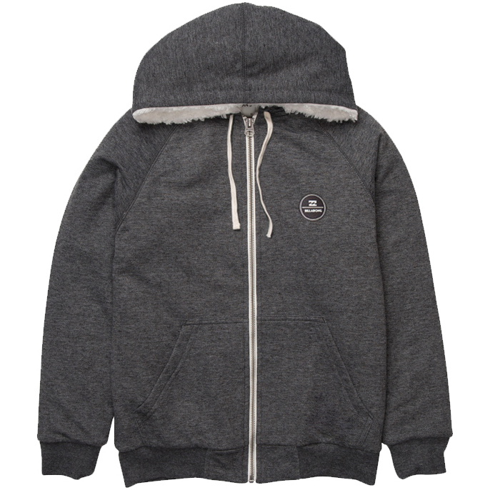 Billabong All Day Sherpa Kapuzenpulli DARK GREY HEATHER Z1FL12