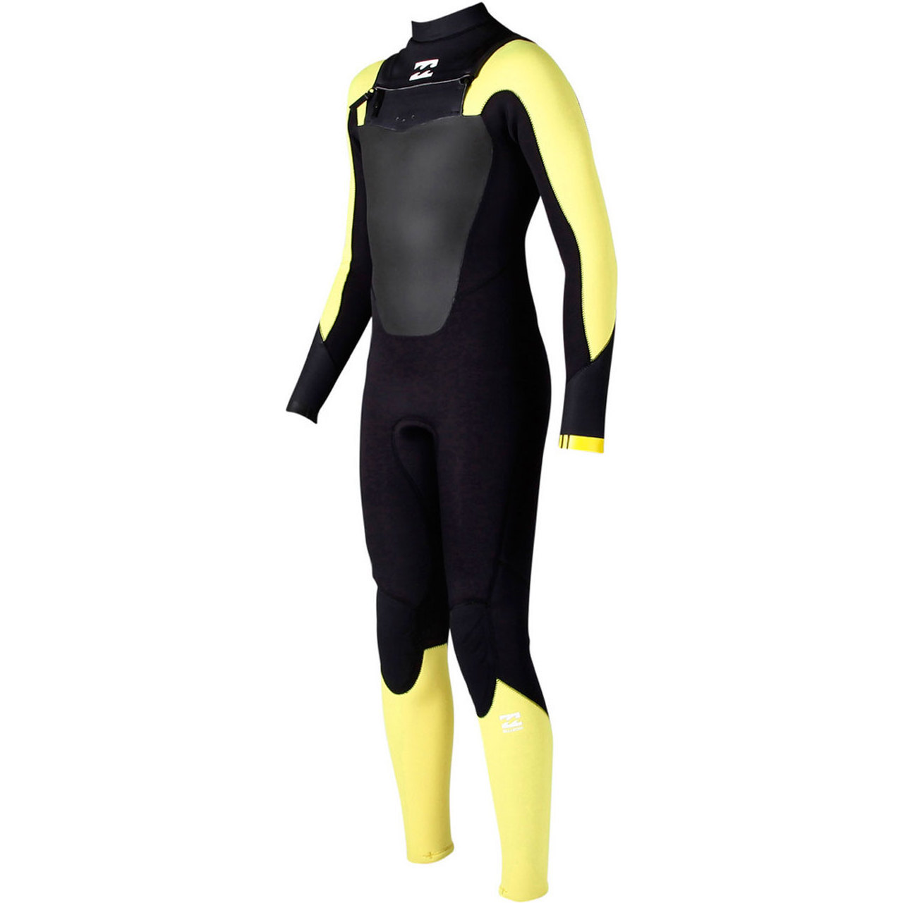 2017 Billabong Junior Absolute Comp 4 / 3mm Chest Zip Wetsuit Mango Z44B03