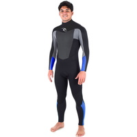 Omega 3/2mm GBS Back Zip Neoprenanzug Blau