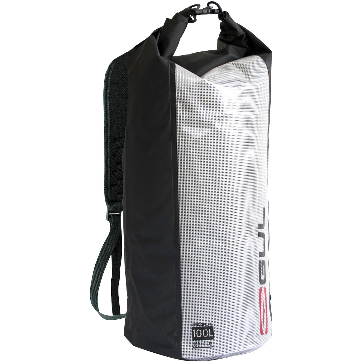 2017 Gul Trockenbeutel 100 Liter mit Rucksackriemen LU0122
