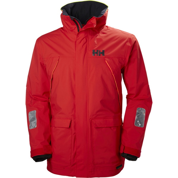 2019 Helly Hansen Pier Coastal Jacke 33872 & Hosen 33900 Kombi - Set In Alarm Rot / Ebenholz