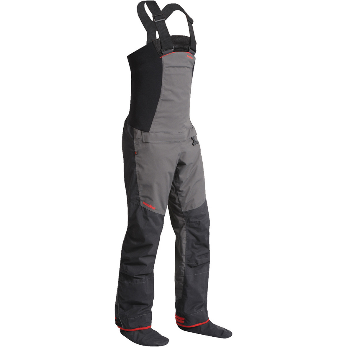 2026 Nookie Pro Bib Double Waist Dry Trousers Charcoal Grey TR12