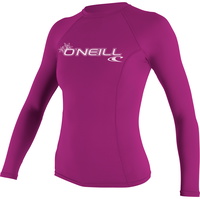 Women's Basic Skins Langarm Crew Rash Vest