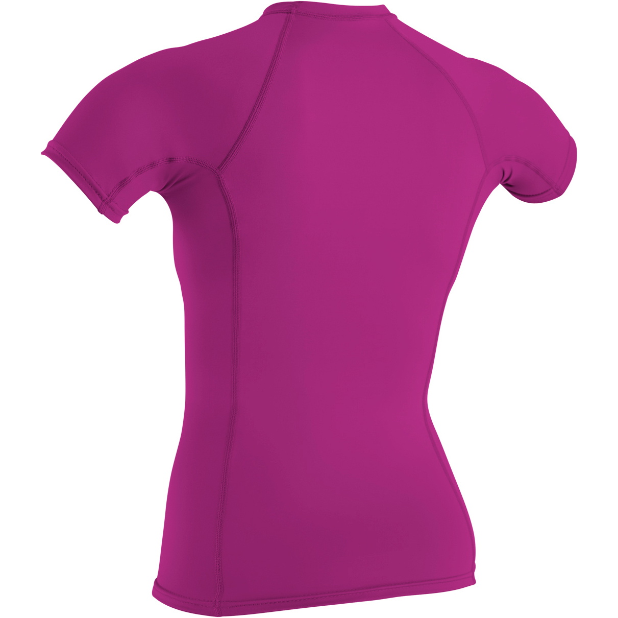 2026 O'neill Damen Basic Skins Kurzarm Crew Rash Vest 3548 - Fuchsrosa