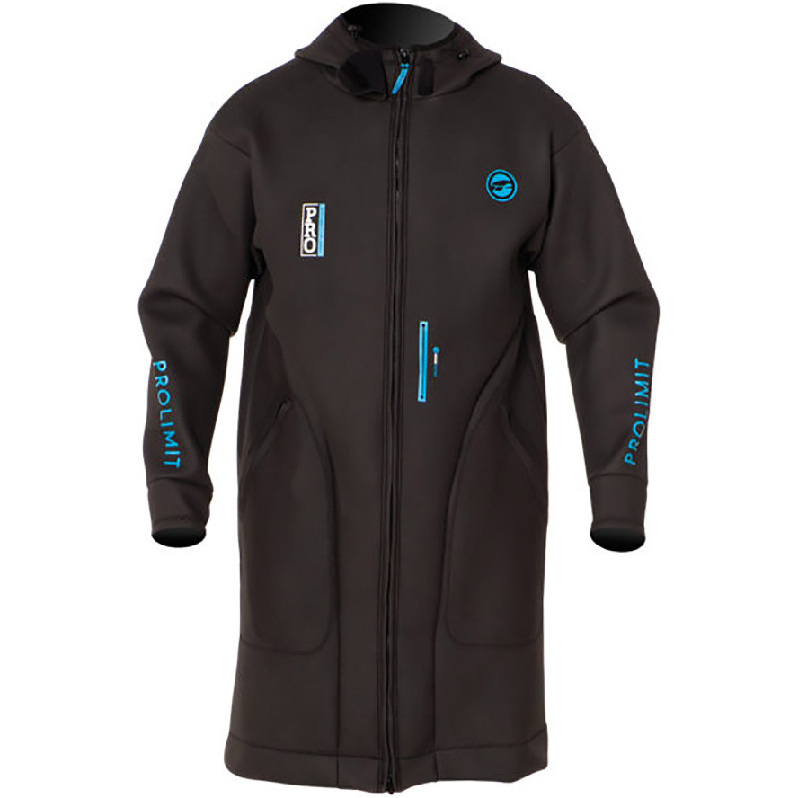 Prolimit Single Lined Racer Jacket in Black / Cyan 40205011