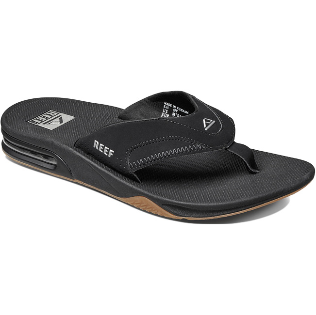 Reef Männer BLACK SILVER 2026 Fanning Flip Flops R2026