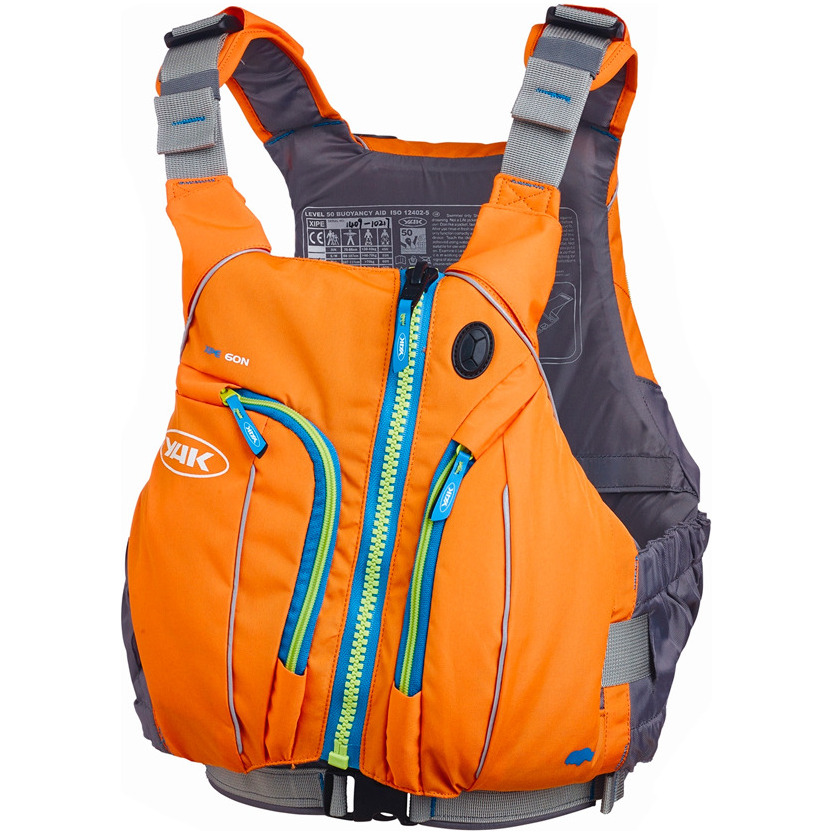 2019 Yak Xipe Kajak 60n Schwimmhilfe Orange 2711