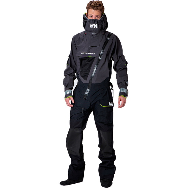 2019 Helly Hansen Aegir Ocean Survival Drysuit Ebony 31706