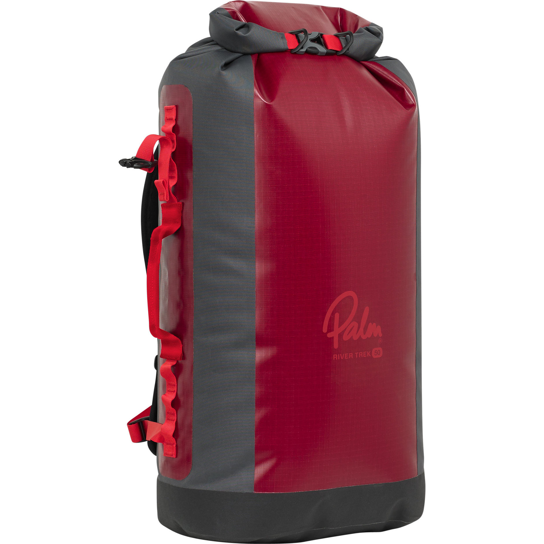 2026 Palm River Trek 50l Dry Rucksack 12348 - Chili / Jet Grey