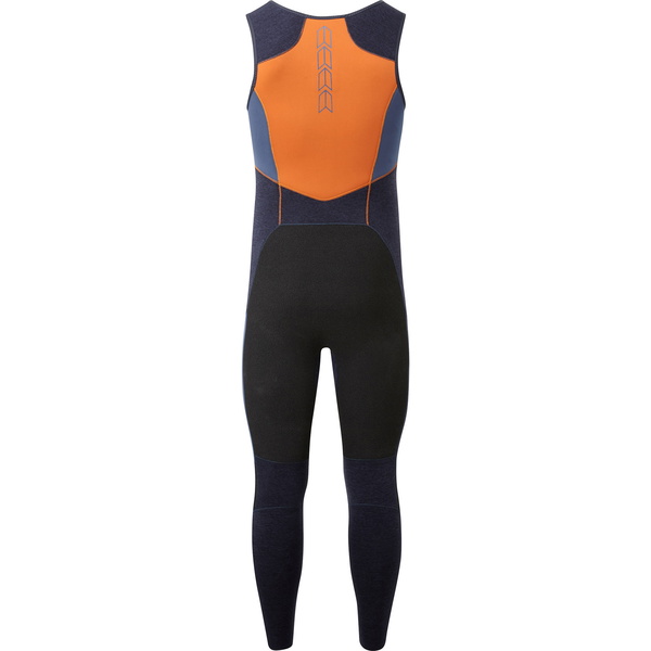 Gill Männer Race Firecell 3.5mm Neoprene Skiff-anzug RS16 - Dark Denim / Orange