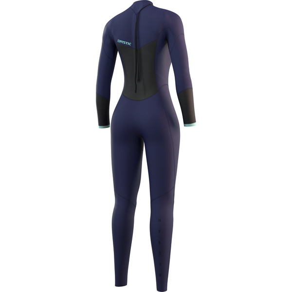 2024 Mystic Frauen Star 5/3mm Rückenreißverschluss Neoprenanzug 210317 - Night Blue