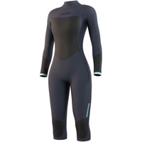 Womens Brand 3/2mm Long Arm Short Leg Back Zip Wetsuit