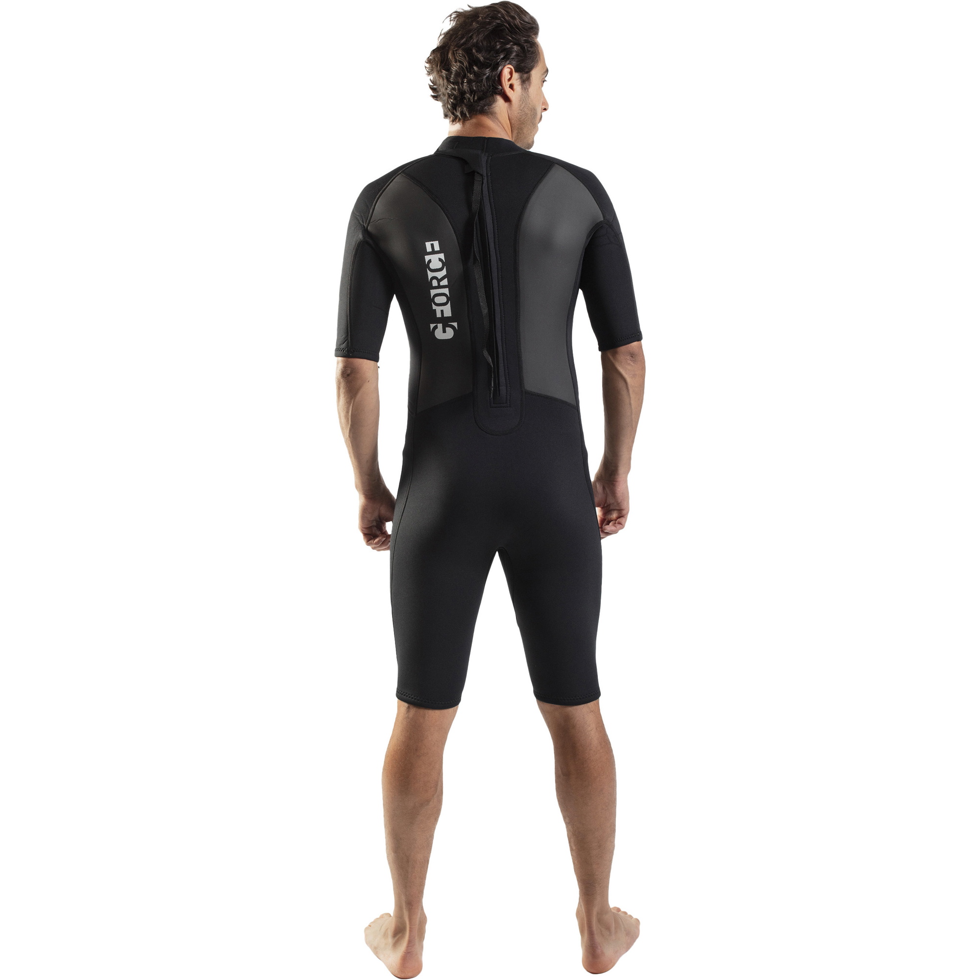 2026 Gul Männer G-Force 3mm Rückenreißverschluss Shorty Neoprenanzug GF3305-B7 - Black