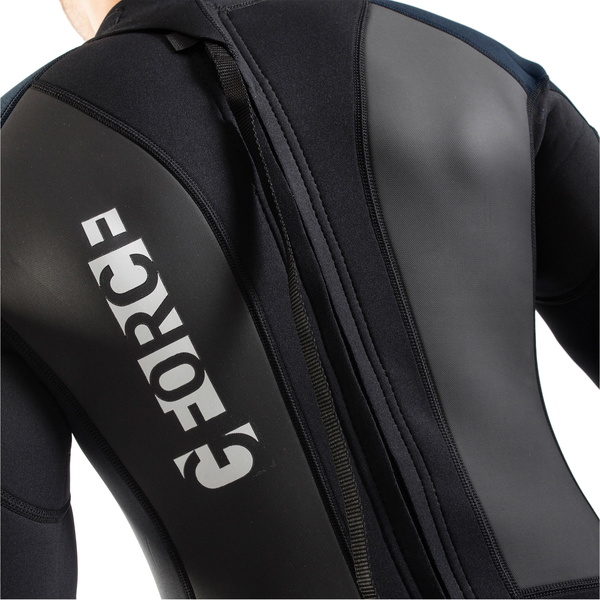 2026 Gul MÃ¤nner G-Force 3mm RÃ¼ckenreiÃŸverschluss Flatlock Neoprenanzug GF1305-B7 - Black / Navy