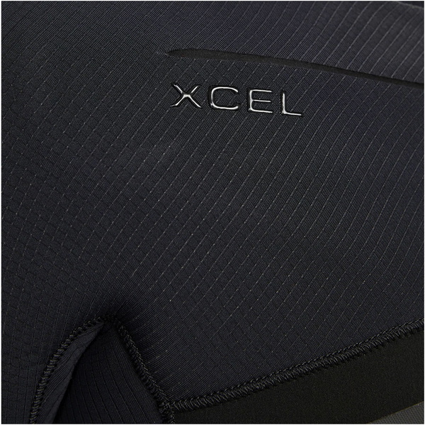 2023 Xcel Mens Drylock 5/4mm Hooded Chest Zip Wetsuit MC54DH20 - Black