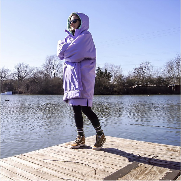 2023 Mystic Explore 2.0 Wickelmantel / Poncho 35018.220275 - Pastell Lila