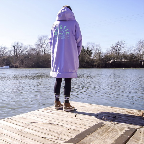 2023 Mystic Explore 2.0 Wickelmantel / Poncho 35018.220275 - Pastell Lila