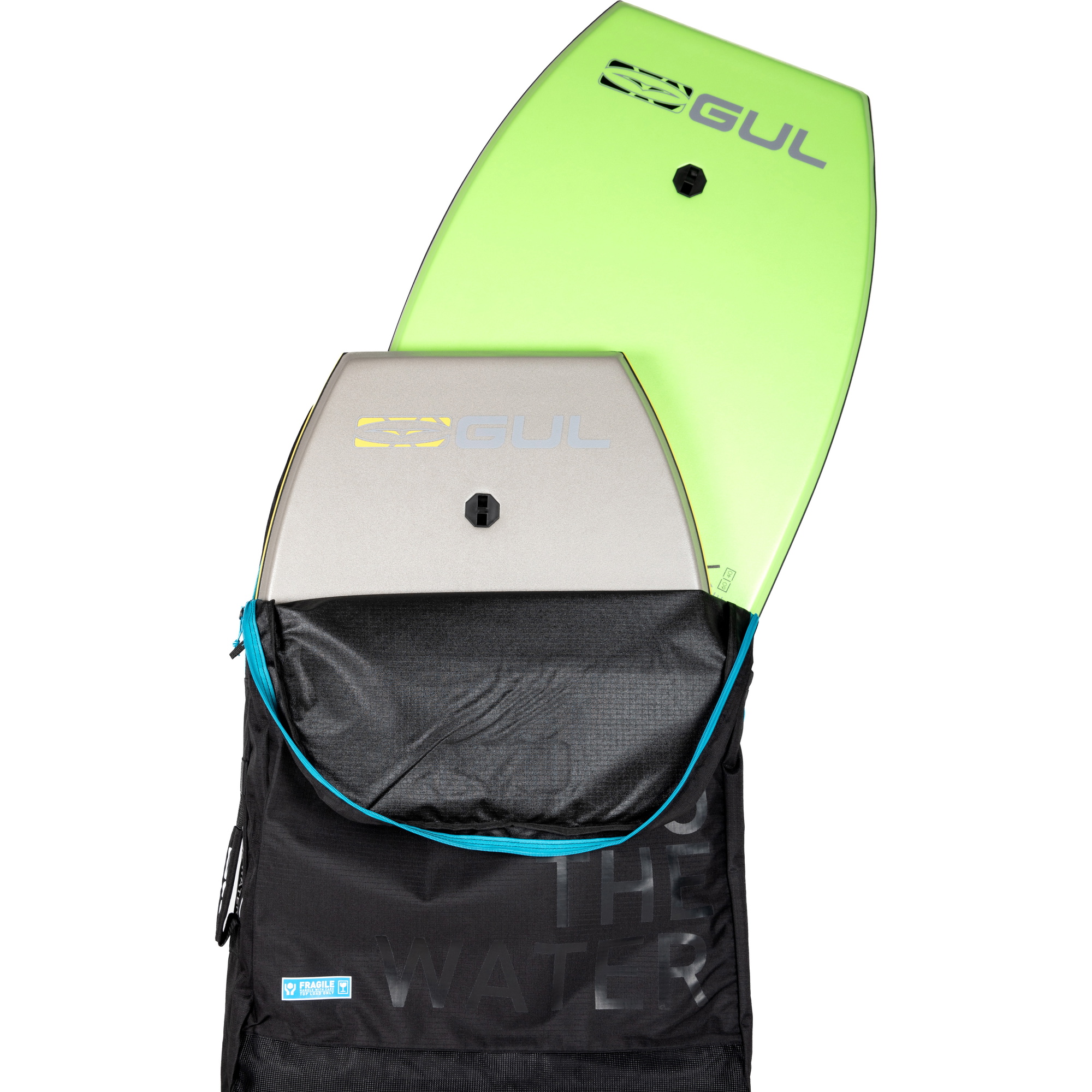 2026 Gul Arica Bodyboard Tasche Lu0127-c1 - Schwarz / Silber