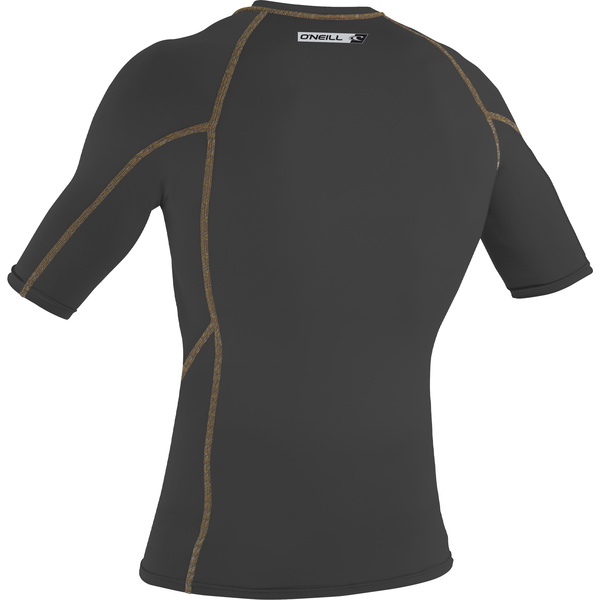 2022 O'Neill Mens Premium Skins Short Sleeve Rash Guard 4169B - Black