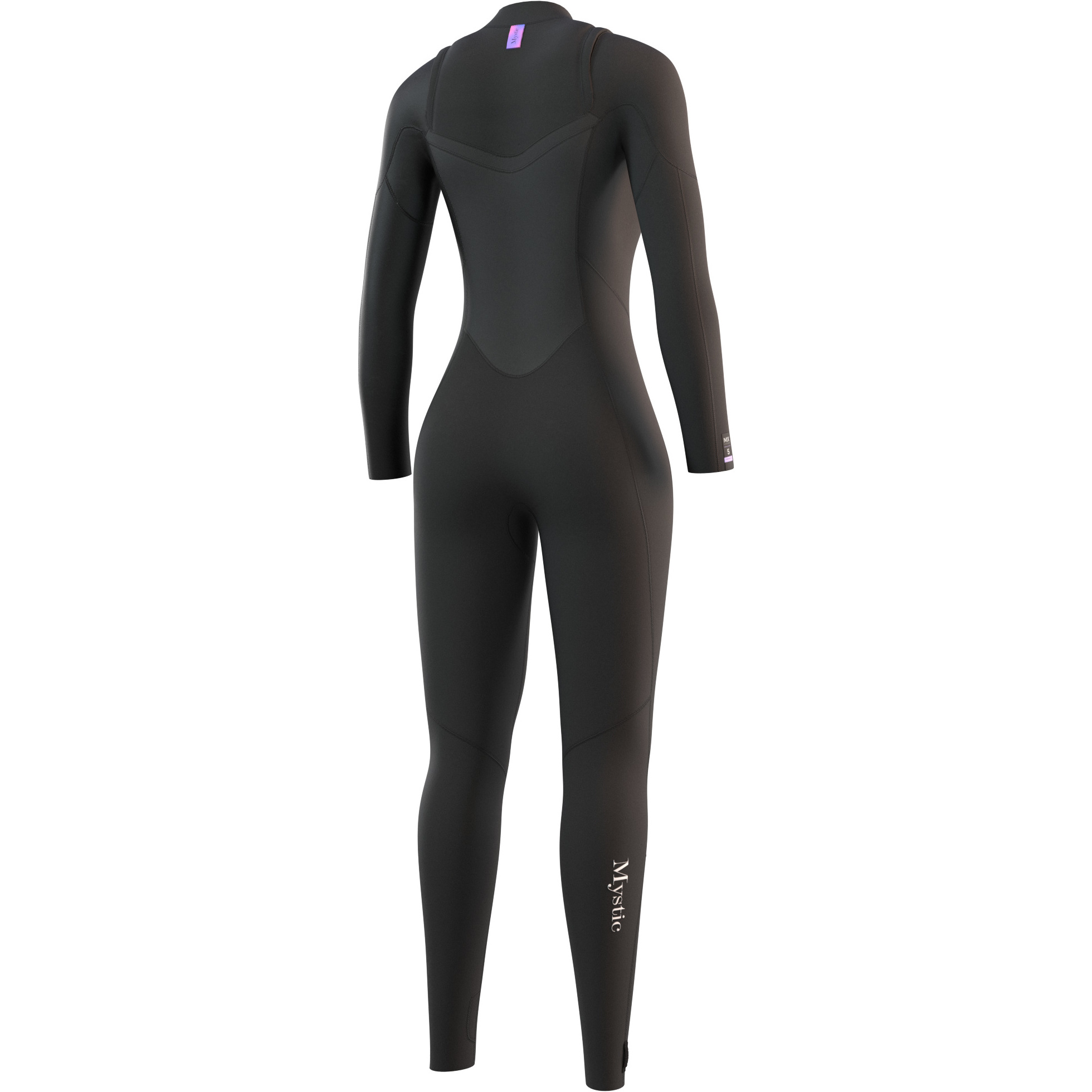 2025 Mystic Frauen Jayde 4/3mm Doppelter Frontreißverschluss Neoprenanzug 35000.230013 - Black