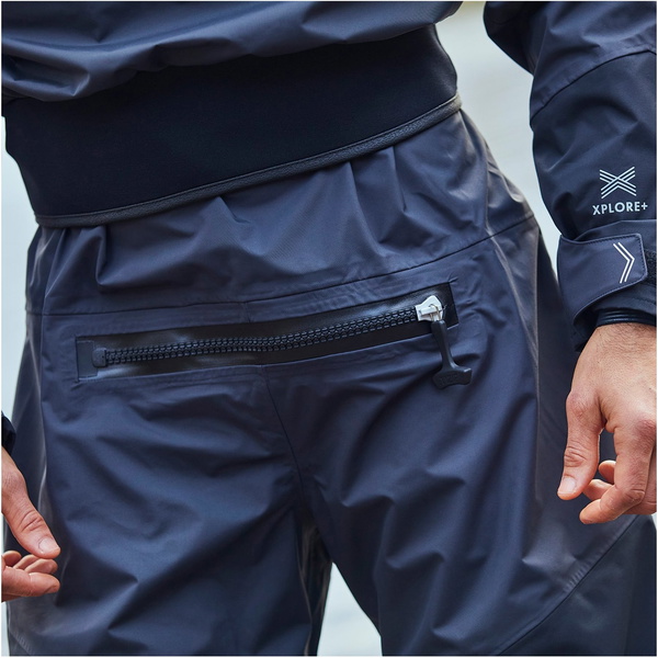 2026 Gill Verso Back Zip Trockentauchanzug & Mit Reißverschluss 4805 - Graphite