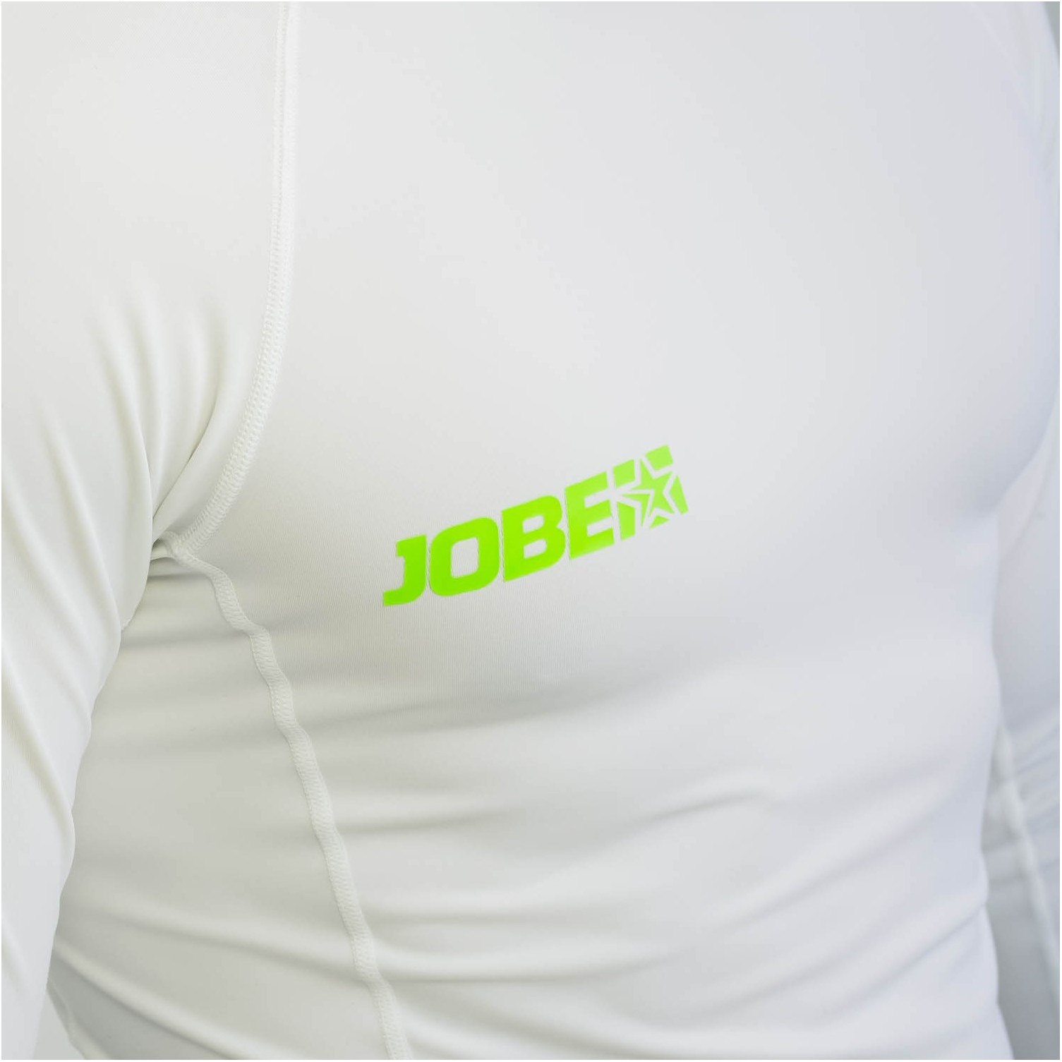 2026 Jobe Mens Long Sleeve Rash Vest 544023002 - Weiß