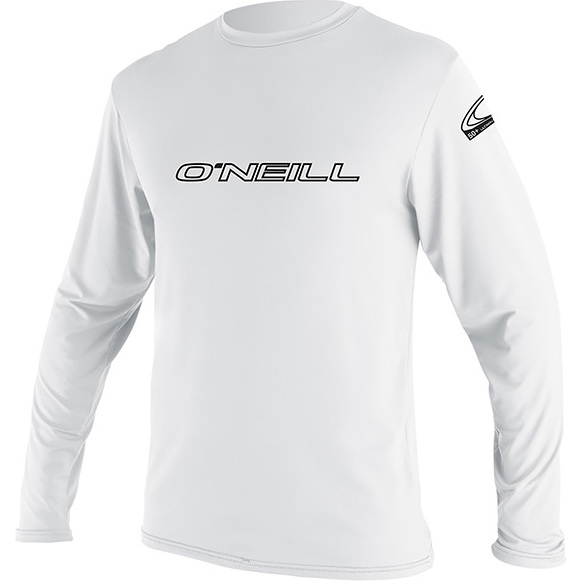 2026 O'neill Jugend Grundlegende Skins Lange Ärmel Ausschlag Tee Weiß 4341