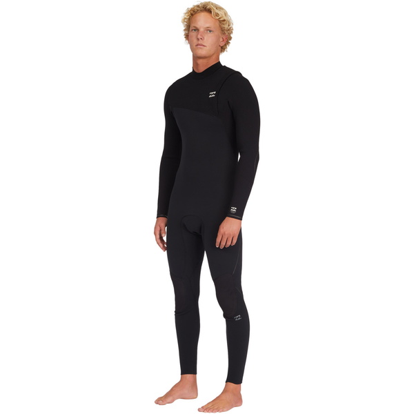 2023 Billabong Mens Furnace Natural 3/2mm Zip Free Wetsuit ABYW100183 - Black