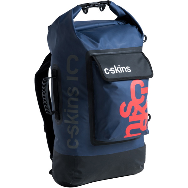 2026 C-skins Storm Chaser 40l Drybag C-dbp40 - Schiefer / Schwarz / Warm Rot