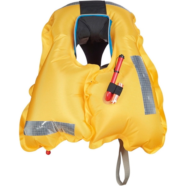 2026 Crewsaver Crewfit 180N Pro Automatik mit Harness Rettungsweste Schwarz 9025BKA + FREE LIGHT