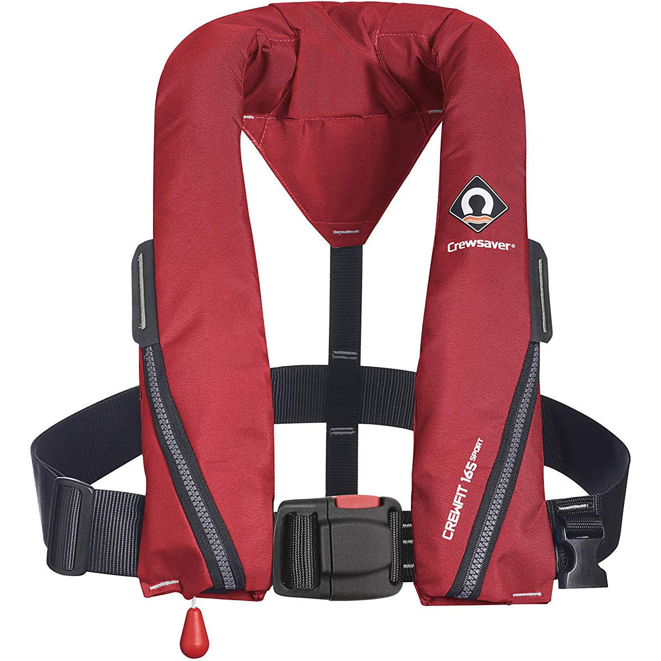 2026 Crewsaver Crewfit 165N Sport Automatische Rettungsweste 9710RA - Red