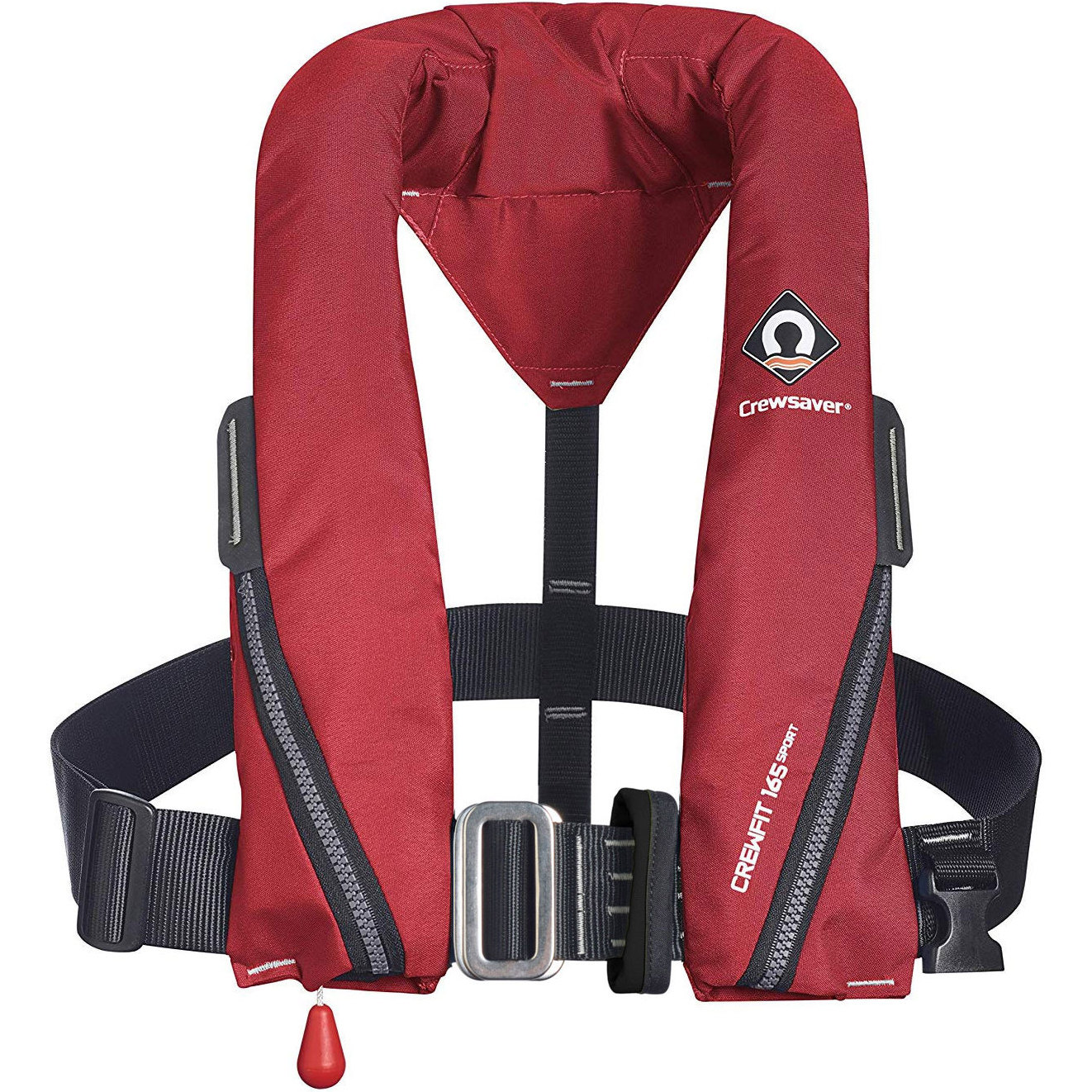 2026 Crewsaver Crewfit 165n Sport Manuelles Gurtzeug Rettungsweste 9715rm - Rot
