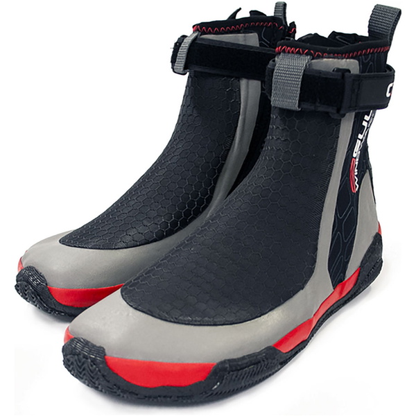 2019 Gul CZ Windward Pro 5mm Zipped Round Toe wetsuit Boot BLACK /GREY BO1279 A8