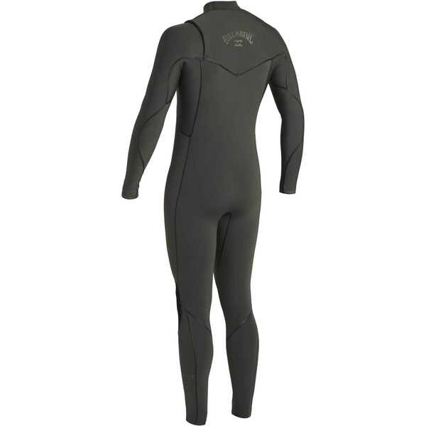 2021 Billabong Mens Furnace Natürliche 4/3mm Zipperless Wetsuit U44m50 - Black Moss