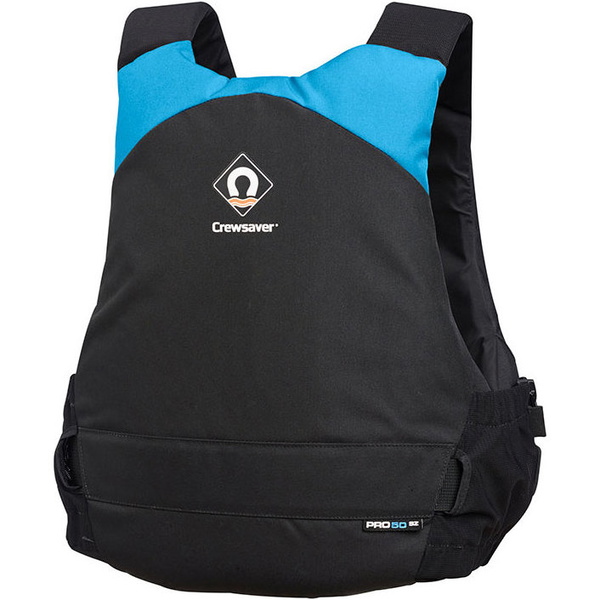 2025 Crewsaver Pro 50n Side Zip Schwimmhilfe Schwarz / Blau 2620