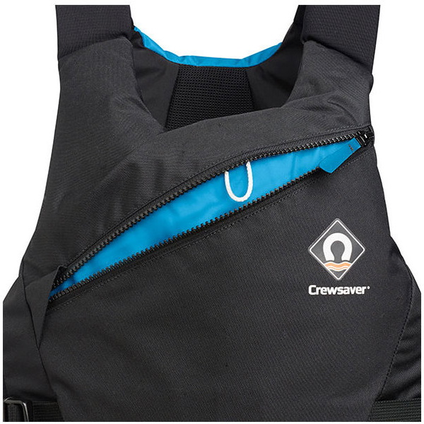 2025 Crewsaver Pro 50n Side Zip Schwimmhilfe Schwarz / Blau 2620