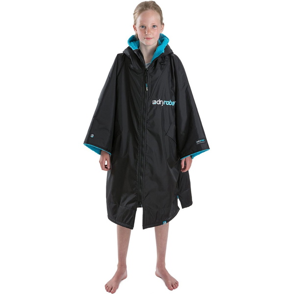 2023 Dryrobe Advance Kurzarm-Wechselkleidung Robe DR100 - Black / Blau