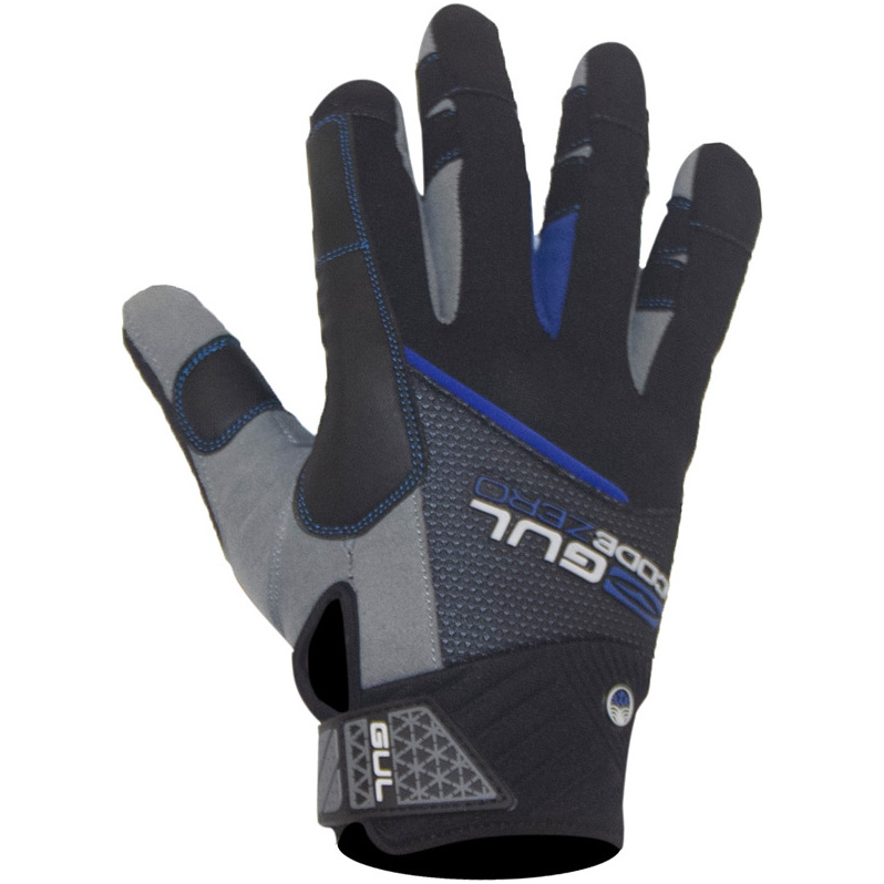 2025 Gul Junior Code Zero Winter Voller Finger Segelhandschuhe Schwarz Gl1238-b6