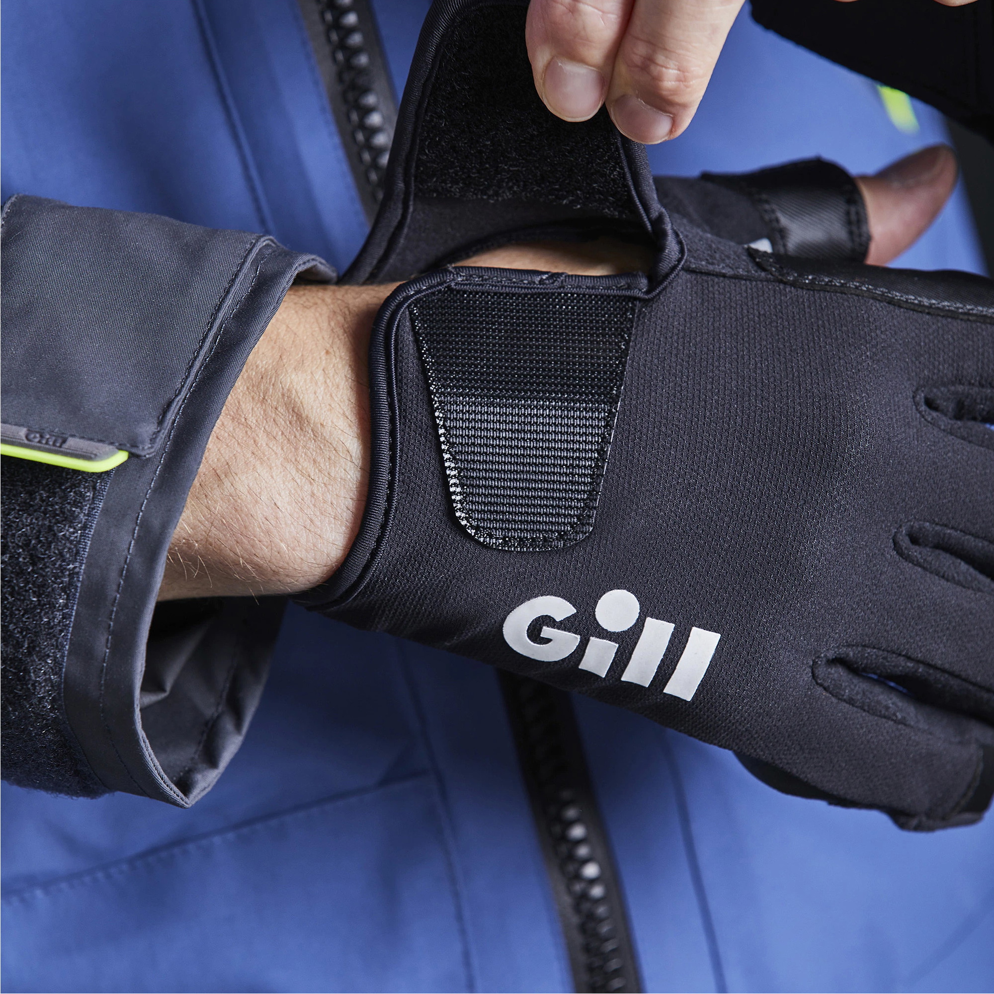 Gill Doppelpack Championship Kurz- Und Langfinger-Segelhandschuhe - Schwarz
