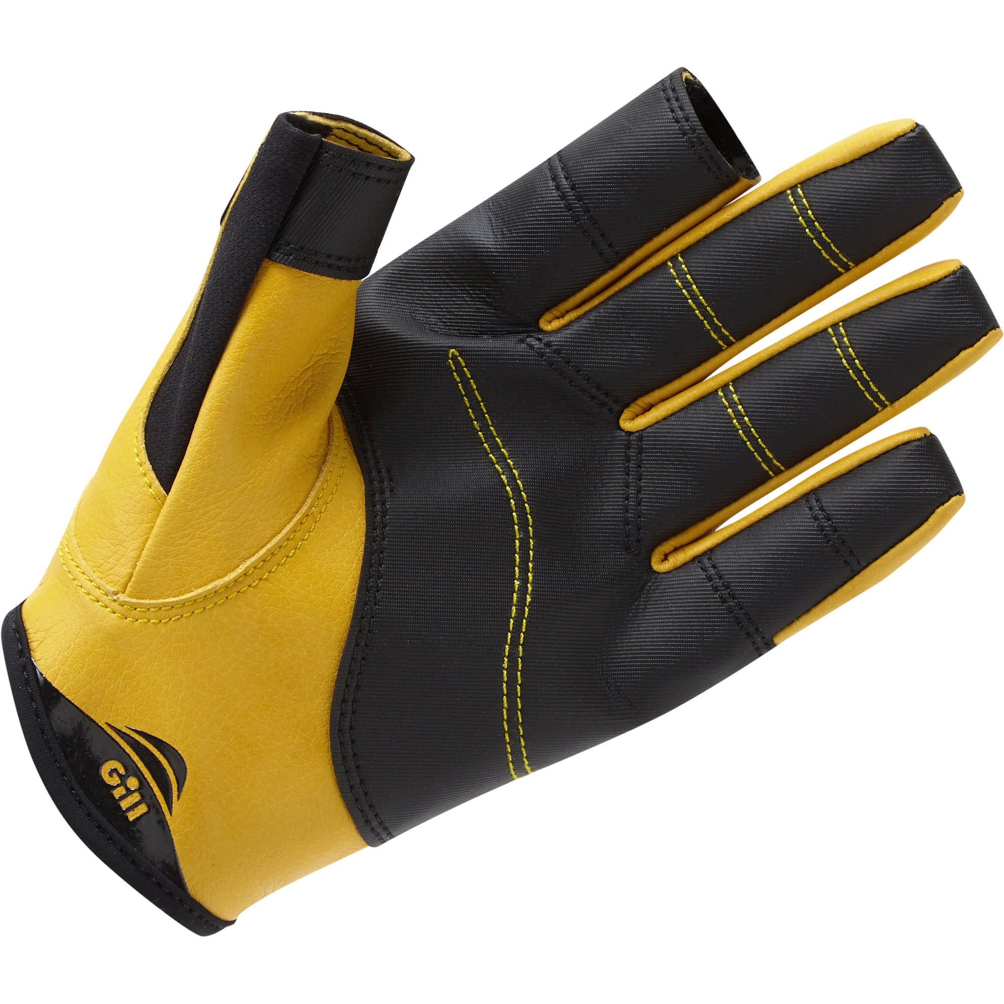 2026 Gill Pro Langfinger-Segelhandschuhe 7453 - Black
