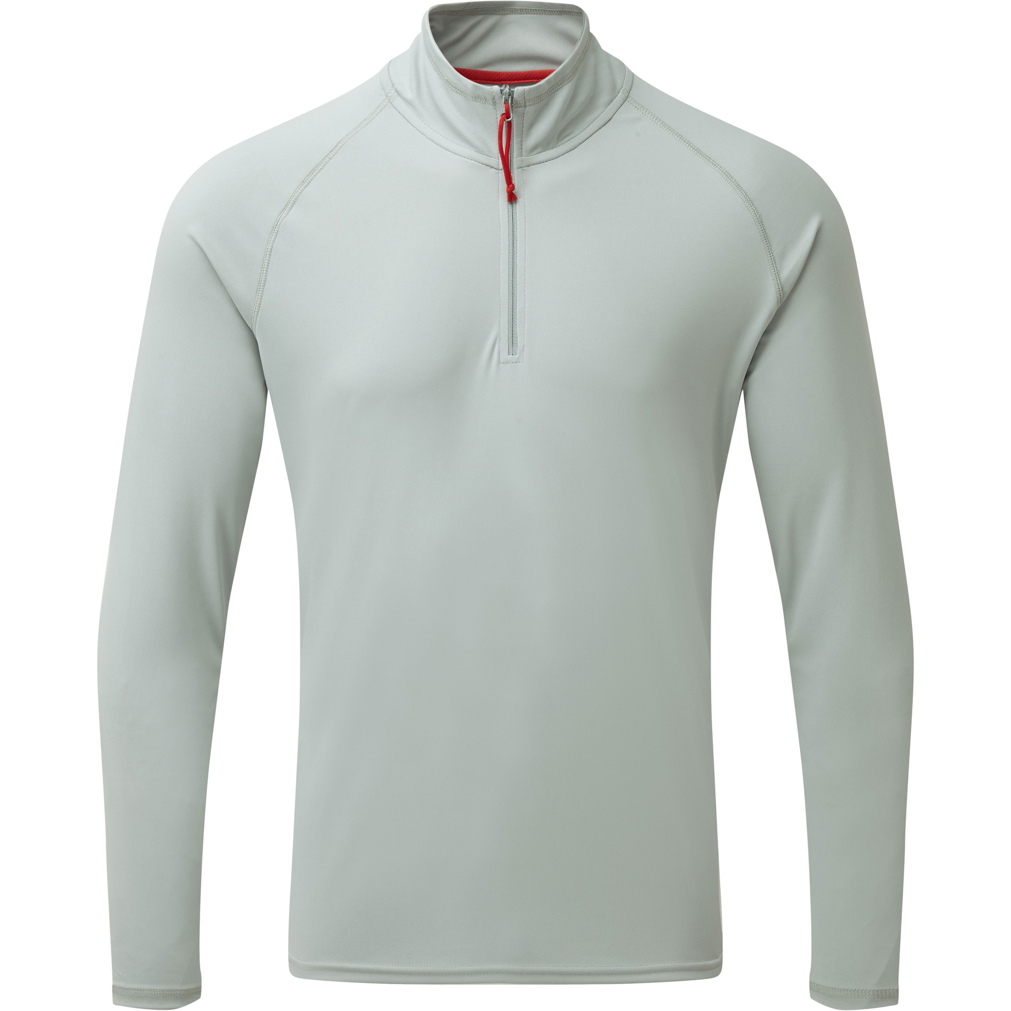 2026 Gill Herren Uv Tec Zip Neck Top Grau Uv009