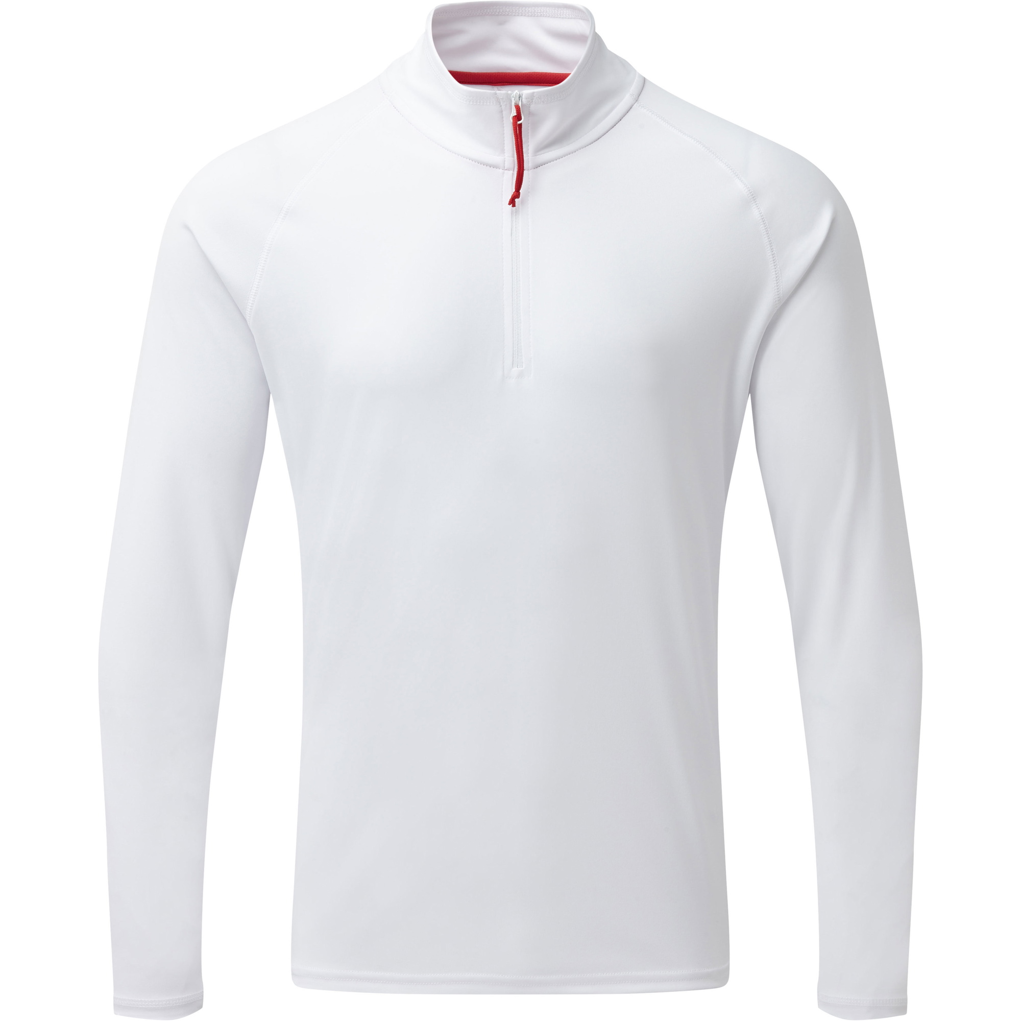 2026 Gill Herren Uv Tec Zip Neck Top Weiß Uv009