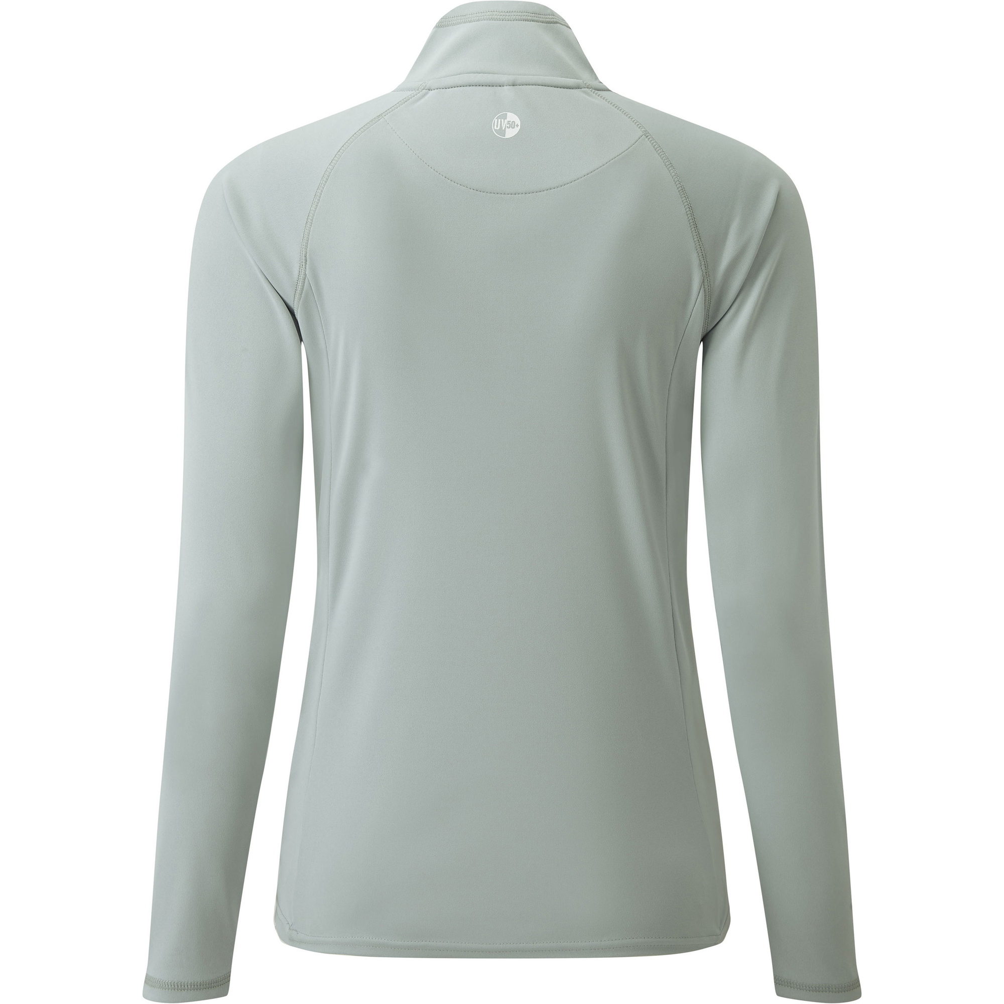2026 Gill Damen Uv Tec Zip Neck Top Grau Uv009w