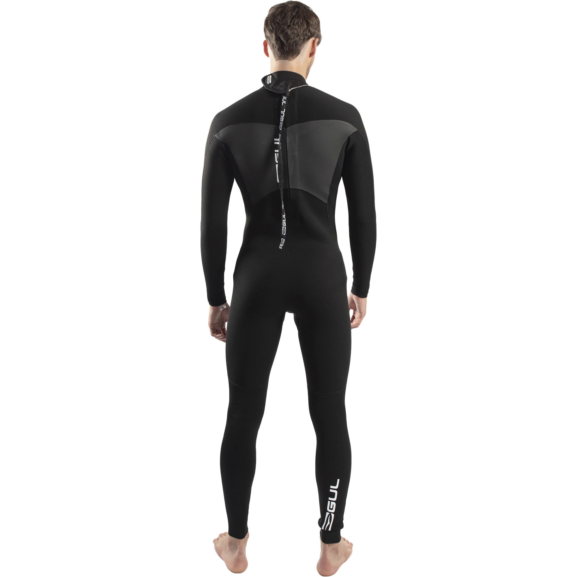2026 Gul Männer Response 4/3mm Gbs Rückenreißverschluss Neoprenanzug RE1246-C1 - Black